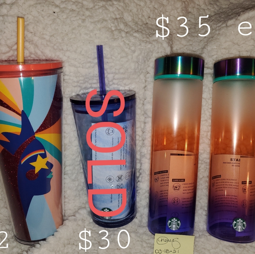 Starbucks cups
